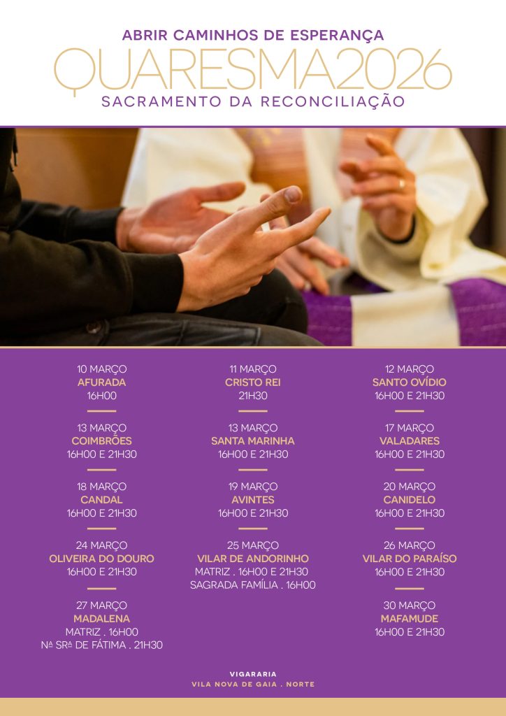Cartaz Quaresma 2026