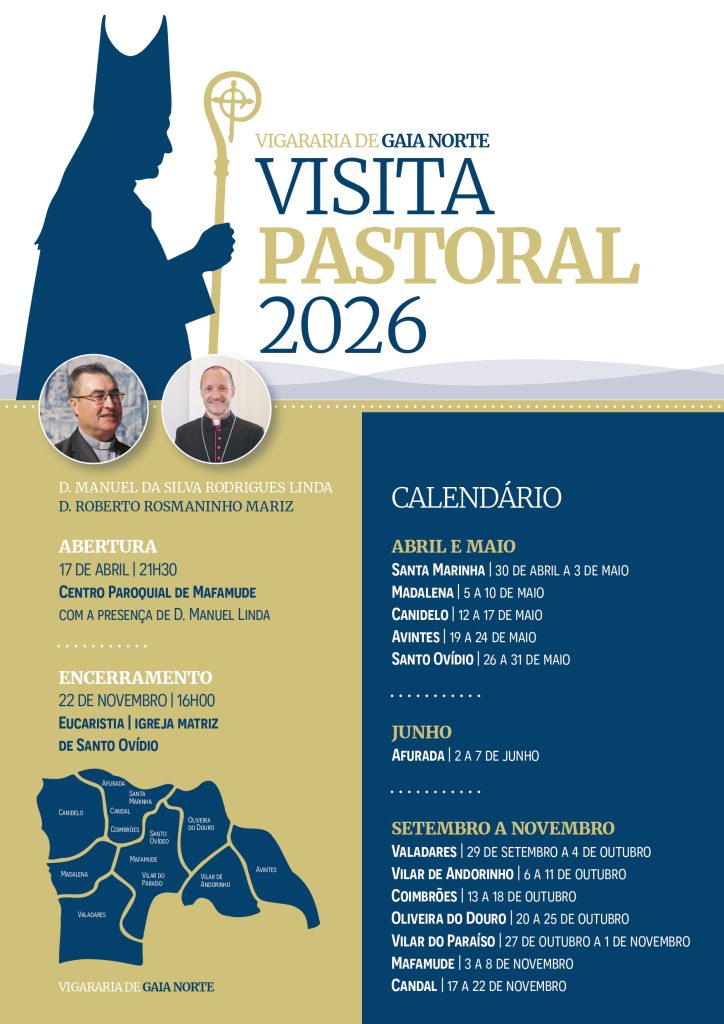 Cartaz visita pastoral 2026